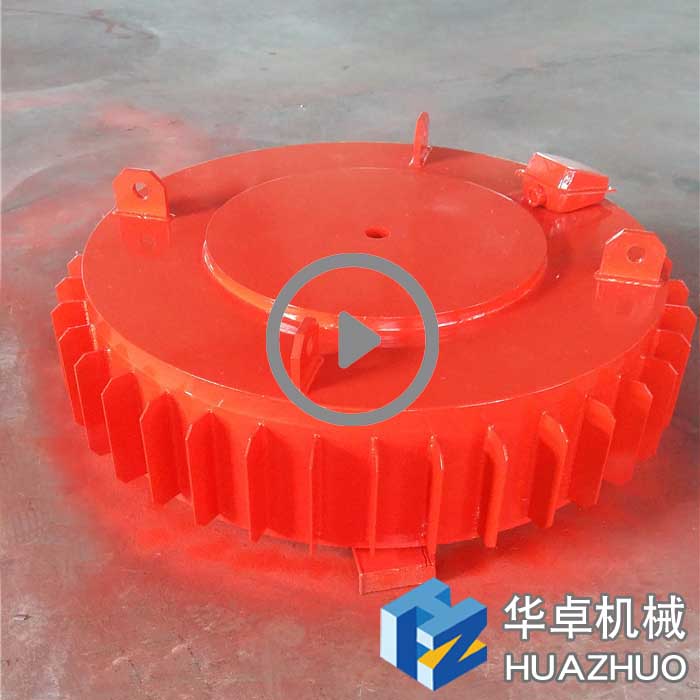 RCDB-12电磁除铁器吸挖机齿运行···